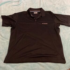 Men’s Columbi Omnishade Black Polo L
